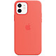 Funda de silicona Apple con MagSafe rosa para el iPhone 12 / 12 Pro Funda de silicona con MagSafe para Apple iPhone 12 / 12 Pro