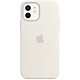 Funda de silicona de Apple con MagSafe blanco para el iPhone 12 / 12 Pro Funda de silicona con MagSafe para Apple iPhone 12 / 12 Pro