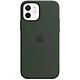 Funda de silicona Apple con MagSafe Green de Chipre Apple iPhone 12 / 12 Pro Funda de silicona con MagSafe para el iPhone 12 / 12 Pro de Apple
