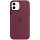 Custodia in silicone Apple con MagSafe Plum Apple iPhone 12 / 12 Pro Custodia in silicone con MagSafe per Apple iPhone 12 / 12 Pro