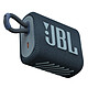 JBL GO 3 Bleu - Mini enceinte portable sans fil - Bluetooth 5.1 - Conception étanche IP67 - USB-C - Autonomie 5h