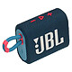 JBL GO 3 Bleu/Rose Mini enceinte portable sans fil - Bluetooth 5.1 - Conception étanche IP67 - USB-C - Autonomie 5h