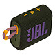 JBL GO 3 Vert - Mini enceinte portable sans fil - Bluetooth 5.1 - Conception étanche IP67 - USB-C - Autonomie 5h