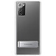 Samsung Clear Standing Cover Transparente Samsung Galaxy Note 20 Coque transparente avec fonction stand pour Samsung Galaxy Note 20