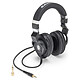 Samson Z45 Wired, closed-back studio headphones with genuine leather ear cups, 90° folding and swivelling design and removable cable (3.5/6.35 mm jack)