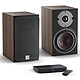 Dali Oberon 1 C Dark Walnut Sound Hub Compact Wireless audio system with 2 x 50W active compact library speakers and HD aptX Bluetooth hub, HDMI ARC and S/PDIF inputs