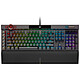Corsair K100 (Cherry MX Speed) Wired gaming keyboard - silver mechanical switches (Cherry MX Speed Silver switches) - removable magnetic palm rest - macro and multimedia keys - RGB lighting - AZERTY, French