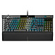 Corsair K100 (OPX) Wired gaming keyboard - optical switches (Corsair OPX switches) - removable magnetic palm rest - macro and multi-media keys - RGB lighting - AZERTY, French