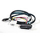 ASRock OCULINK-PCIE68P OCuLink U.2 cable with 68-pin PCI-E connector and 4-pin MOLEX power supply
