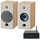Tangent Ampster BT II Focal Chora 806 Light Wood 2 x 50 W Bluetooth aptX Strobe Amplifier Library Speaker (pair)
