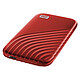 WD My Passport SSD 1Tb USB 3.1 - Red 1TB USB 3.1 portable external SSD with data encryption (AES 256 bit)