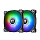 Thermaltake Pure Duo A12 ARGB Radiator Fan x 2 - Black Pack of 2 ARGB 120mm LED Case Fans - Black