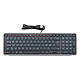 Contour Design Balance Keyboard Wired keyboard (AZERTY, French) compatible with RollerMouse Red, Red Plus and Free2