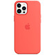 Funda de silicona con MagSafe rosa para el iPhone 12 Pro Max de Apple Funda de silicona con MagSafe para el iPhone 12 Pro Max de Apple