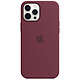 Apple Silicone Case with MagSafe Prune Apple iPhone 12 Pro Max Coque en silicone avec MagSafe pour Apple iPhone 12 Pro Max