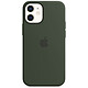 Custodia in silicone Apple con MagSafe Verde Cipro Apple iPhone 12 mini Custodia in silicone con MagSafe per Apple iPhone 12 Pro mini 