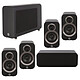 Q Acoustics Pack 5.1 3010i Black 5.1 speaker package