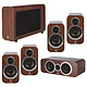 Q Acoustics Pack 5.1 3010i Walnut 5.1 speaker package