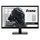 iiyama 21.5" LED - G-Master G2230HS-B1 Black Hawk 1920 x 1080 pixels - 0.8 ms (gris à gris) - Format 16/9 - Dalle TN - 75 Hz - FreeSync - HDMI/VGA/DisplayPort - Noir