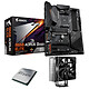 Kit Upgrade PC AMD Ryzen 5 5600X Gigabyte B550 AORUS ELITE Carte mère Socket AM4 AMD B550 + AMD Ryzen 5 5600X (3.7 GHz / 4.6 GHz) + Ventirad