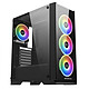Xigmatek Sirocon III ARGB Medium Tower case with tempered glass vents and 4 fans 120mm