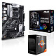 Kit Upgrade PC AMD Ryzen 7 5800X ASUS PRIME B550-PLUS Carte mère Socket AM4 AMD B550 + AMD Ryzen 7 5800X (3.8 GHz / 4.7 GHz)