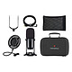Thronmax Mdrill One Studio Kit Kit complet avec micro USB haute résolution à directivités multiples, bonnette anti-vent, étui de transport et filtre anti-pop
