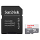 SanDisk Ultra microSDXC 128 Go + adaptateur SD Carte microSDXC UHS-I Class 10 128 Go 100 MB/s