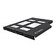 ICY DOCK ToughArmor MB852M2PO-B Removable Rack 2x NVMe M.2 Notebook SSDs to be installed in the optical drive slot (9.5 mm)