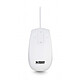 Urban Factory SANEE Mouse Wired mouse - right-handed - 5 buttons - anti-bacterial - silicone sealed surface IP68 standard - White