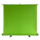 OPLITE Supreme Green Screen XL Fond vert - 214 x 190 cm - rétractable - portable - support de déploiement intégré - idéal pour photo, vidéo, streaming, brodcasting...