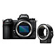 Nikon Z 6II FTZ Fotocamera ibrida full frame da 24,5 MP - ISO 51,200 - Touch screen inclinabile da 3,2" - Mirino OLED - Video 4K/60p - Wi-Fi/Bluetooth - 2 slot di memoria (corpo nudo) + adattatore per montaggio FTZ