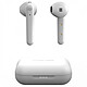 Urbanista Stockholm Plus White wireless in-ear earphones - IPX4 - Bluetooth 5.0 - microphone - 20 hours battery life - charging/carrying case