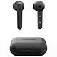 Urbanista Stockholm Plus Black Auriculares intraurales inalámbricos - IPX4 - Bluetooth 5.0 - micrófono - 20 horas de duración de la batería - estuche de carga / transporte