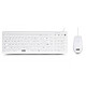 Urban Factory SANEE Desktop Wired keyboard/mouse set - antimicrobial silicone - IP68 (AZERTY, French)