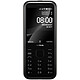 Nokia 8000 Noir Téléphone 4G Dual SIM - Snapdragon 210 Quad-Core 1.1 GHz - RAM 512 Mo - Ecran 2.8" 240 x 320 - 4 Go - Bluetooth 4.1 - 1500 mAh