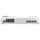 QNAP QSW-M2108-2C Conmutador web gestionable de 8 puertos de 2,5 GbE + 2 puertos combo 10GbE/SFP+
