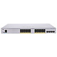 Cisco CBS250-24FP-4X Switch web manageable niveau 2+ 24 ports PoE+ 10/100/1000 Mbps + 4 logements SFP+ 10 Gbps