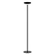 Unilux Leddy Steel LED floor lamp with polished glass diffuser and dimmer