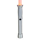 SOLAARI KI-RAITO Plata Elite 36 pulgadas Espada conectada con LEDs RGB - hoja de 36 pulgadas - mango plateado - 2 pilas