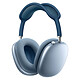 Apple AirPods Max Azul Cielo Auriculares inalámbricos con respaldo cerrado - Reducción activa del ruido - Bluetooth 5.0 - Controles/micrófono - 20 h de duración de la batería - Carga rápida
