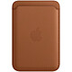 Apple iPhone Leather Wallet with MagSafe Havane Porte-cartes en cuir avec MagSafe pour iPhone 12 / 12 Pro