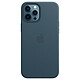 Custodia in pelle Apple con MagSafe blu baltico per Apple iPhone 12 Pro Max Custodia in pelle con MagSafe per Apple iPhone 12 Pro Max