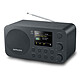 Muse M-128 DBT Radio-réveil FM/DAB+ avec Bluetooth 5.0, NFC, double alarme et fonction snooze