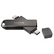 SanDisk iXpand Flash Drive Luxe 128 Go Clé 128 Go à double connectique USB-C / Lightning