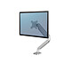 Fellowes Bras porte-écran simple Platinum Series - Argent Bras orientable pour écran 30" et jusqu'à 9 Kg - Argent