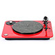 Elipson Chroma 400 RIAA BT Rouge Platine vinyle à entraînement par courroie - 2 vitesses (33-45 trs/min) - Pre-ampli phono - Bluetooth - Bras carbone - Cellule Ortofon OM10 - USB