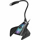 Mars Gaming MMIC (Noir) Microphone pour gamer - USB - rétroéclairage RGB Flow - bras flexible - compatible PC / PS4 / PS5