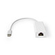 Nedis USB-C / Ethernet Adapter (M/F) - White USB-C to Ethernet Adapter - White