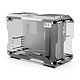 Zeaginal ZC-01M (Silver) Aluminium Mini Tower case with 2 tempered glass walls
